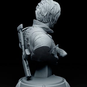 Leon S. Kennedy — Resident Evil | 1/8 1/6 Scale Resin Figure | Unpainted or Hand-Painted | 3D Printed Fan Art | Collector Gift image 4