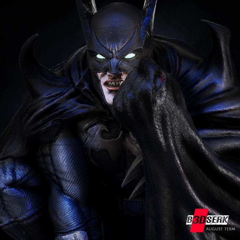 Batman — DC Comics | 1/8 1/6 Scale Resin Figure | Unpainted or Hand-Painted | 3D Printed Fan Art | Collector Gift image 1