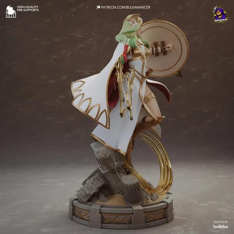Saint Seiros Fire Emblem Resin Figure – 1/8 1/6 Scale 3D Printed Fan Art Statue | Collector Gift image 6