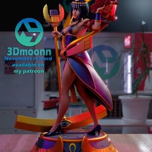Eliza Skullgirls Resin Figure – 1/8 1/6 Scale 3D Printed Fan Art Statue | Collector Gift image 2
