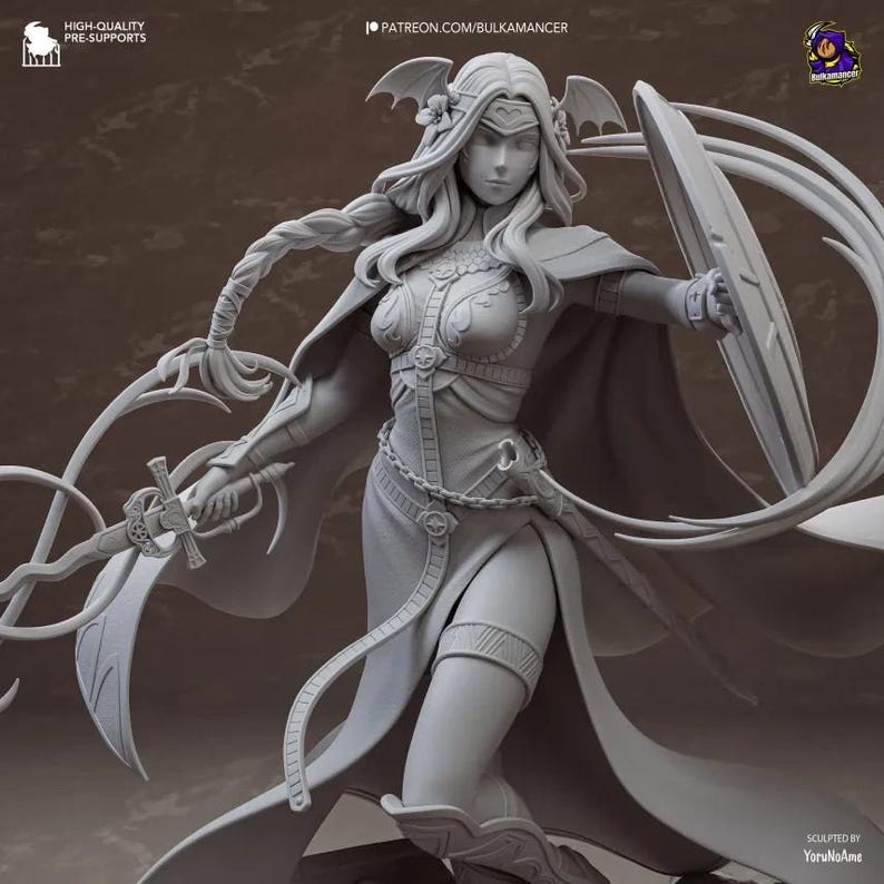 Saint Seiros Fire Emblem Resin Figure – 1/8 1/6 Scale 3D Printed Fan Art Statue | Collector Gift image 8
