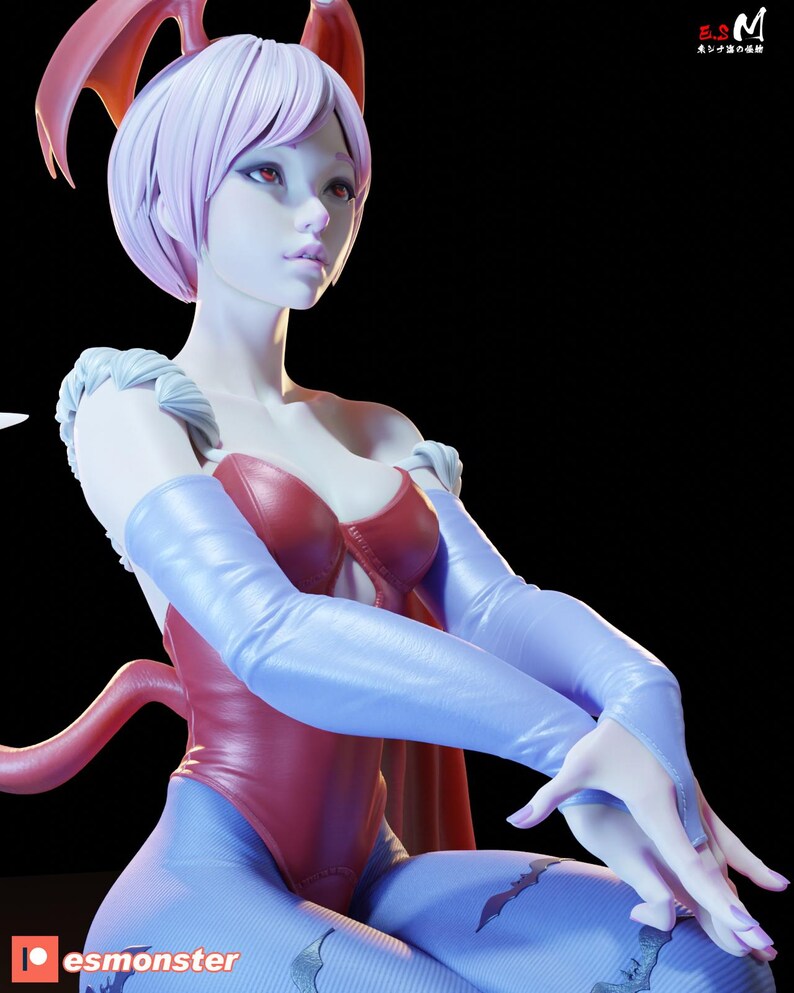 Lilith Borderlands Resin Figure – 1/8 1/6 Scale 3D Printed Fan Art Statue | Collector Gift image 7