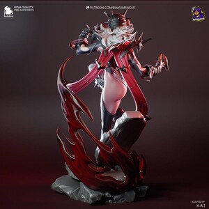 Malice Die unsichtbare Frau — Wunder | 1/8 bis 1/6 Harz Figur | Unbemalt oder Handbemalt | 3D gedruckte Fan Art | Sammler Geschenk Bild 3
