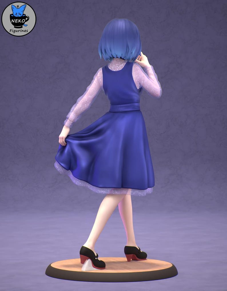 Akane Kurokawa Oshi No Ko Resin Figure – 1/8 1/6 Scale 3D Printed Fan Art Statue | Collector Gift image 4