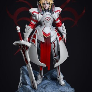 Albedo — Overlord | 1/8 1/6 Scale Resin Figure | Unpainted or Hand-Painted | 3D Printed Fan Art | Collector Gift image 3