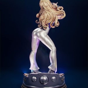 Dazzler Resin Figure – 1/8 1/6 Scale 3D Printed Fan Art Statue | Collector Gift image 6