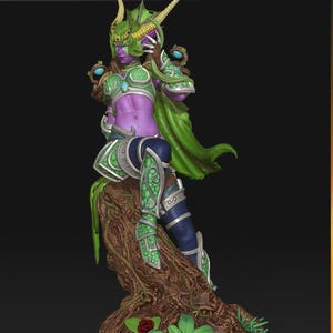Ysera World of Warcraft Resin Figur - 3D Gedruckte Fan Art Statue 1/8 1/6 | Sammler Geschenk Bild 3