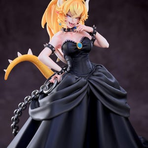 Bowsette — Super Mario | 1/8 1/6 Scale Resin Figure | Unpainted or Hand-Painted | 3D Printed Fan Art | Collector Gift image 8