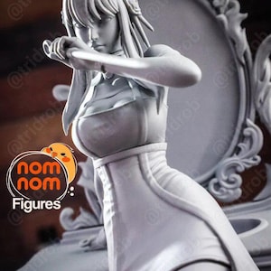 Yor Forger — Spy X Family | 1/8 1/6 Scale Resin Figure | Unpainted or Hand-Painted | 3D Printed Fan Art | Collector Gift image 1