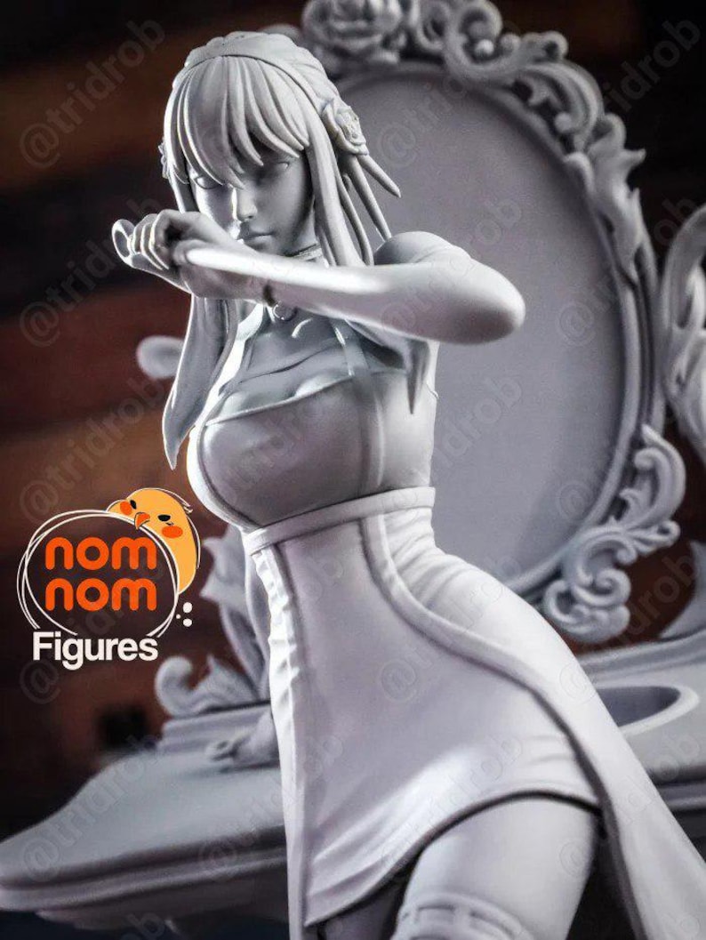 Yor Forger — Spy X Family | 1/8 1/6 Scale Resin Figure | Unpainted or Hand-Painted | 3D Printed Fan Art | Collector Gift image 1