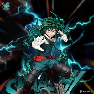 Izuku Midoriya (Deku) — My Hero Academia | 1/8 1/6 Scale Resin Figure | Unpainted or Hand-Painted | 3D Printed Fan Art | Collector Gift image 1
