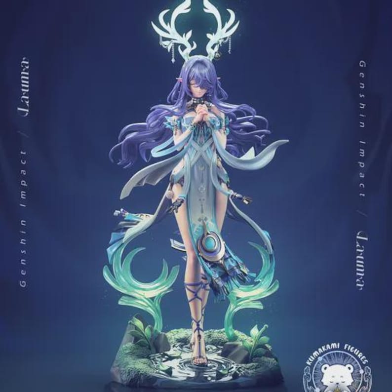 Lauma — Genshin Impact | 1/8 1/6 Scale Resin Figure | Unpainted or Hand-Painted | 3D Printed Fan Art | Collector Gift image 9