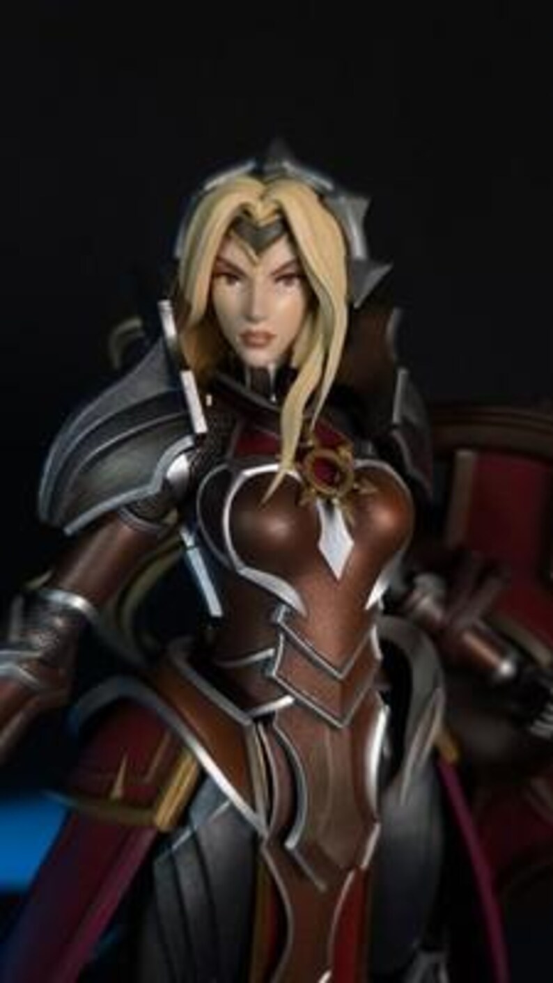 Leona League of Legends Resin Figure – 1/8 1/6 Scale Fan Art Statue | Collector Gift afbeelding 3