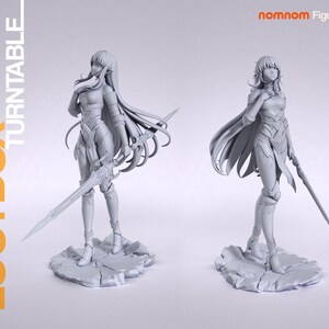 Esil Radiru Solo Leveling Resin Figure – 1/8 1/6 Scale 3D Printed Fan Art Statue | Collector Gift image 3