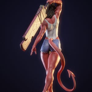 Malevola — Dispatch | 1/8 1/6 Scale Resin Figure | Unpainted or Hand-Painted | 3D Printed Fan Art | Collector Gift Bild 5