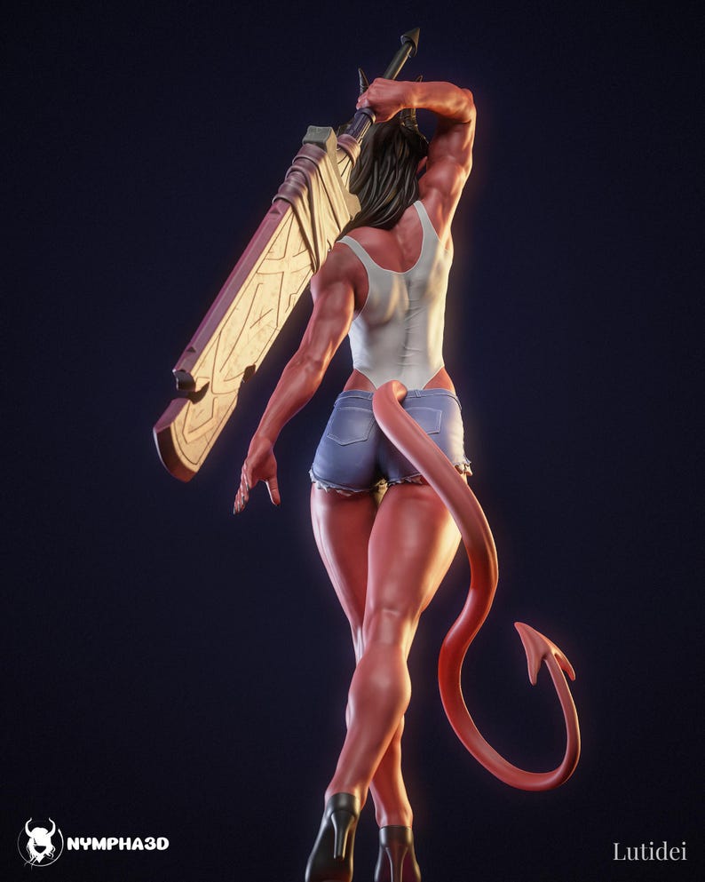 Malevola — Dispatch | 1/8 1/6 Scale Resin Figure | Unpainted or Hand-Painted | 3D Printed Fan Art | Collector Gift Bild 5