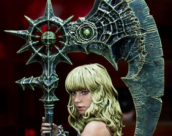 Escultura y busto de Kaelira Printtt3D / Figura de resina a escala 1/8 y 1/6 / Sin pintar o pintada a mano / Arte de fans impreso en 3D / Regalo de coleccionista