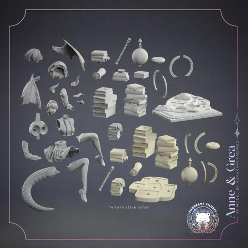Grea — Granblue Fantasy | 1/8 1/6 Scale Resin Figure | Unpainted or Hand-Painted | 3D Printed Fan Art | Collector Gift image 3