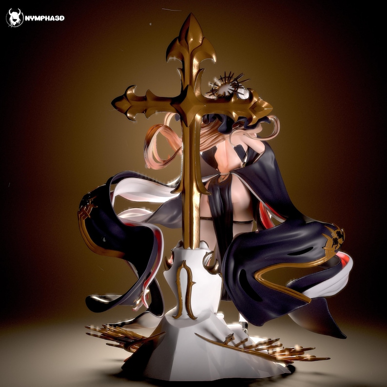 Implacable Azur Lane — Azur Lane | 1/8 1/6 Scale Resin Figure | Unpainted or Hand-Painted | 3D Printed Fan Art | Collector Gift image 3