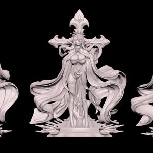 Implacable Azur Lane — Azur Lane | 1/8 1/6 Scale Resin Figure | Unpainted or Hand-Painted | 3D Printed Fan Art | Collector Gift image 6