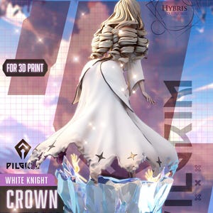 Nikke Goddess Of Victory Crown | 1/8 1/6 Scale Resin Figure | Unpainted or Hand-Painted | 3D Printed Fan Art | Collector Gift image 4