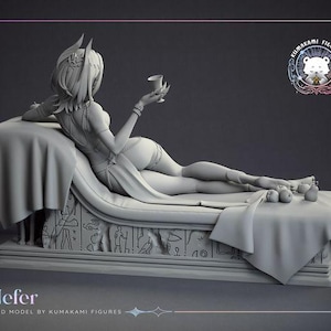 Nefer — Genshin Impact | 1/8 1/6 Scale Resin Figure | Unpainted or Hand-Painted | 3D Printed Fan Art | Collector Gift image 1