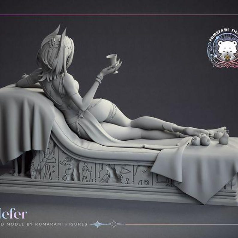 Nefer — Genshin Impact | 1/8 1/6 Scale Resin Figure | Unpainted or Hand-Painted | 3D Printed Fan Art | Collector Gift image 1