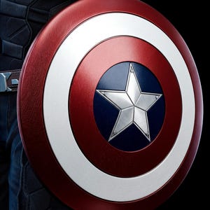 Captain America — Marvel | 1/8 1/6 Scale Resin Figure | 3D Printed Fan Art | Unpainted Garage Kit | Collector Statue | Collector Gift afbeelding 3