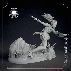 Akali — League of Legends | 1/8 1/6 Scale Resin Figure | Unpainted or Hand-Painted | 3D Printed Fan Art | Collector Gift image 9