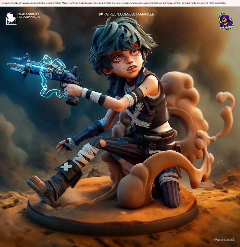 Isha — geheimzinnig | Harsfiguur schaal 1/8 1/6 | Ongeverfd of handgeschilderd | 3D-geprinte fanart | Verzamelaarscadeau afbeelding 3