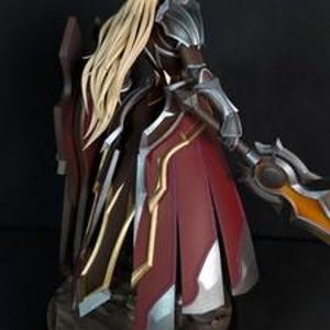 Leona League of Legends Resin Figure – 1/8 1/6 Scale Fan Art Statue | Collector Gift afbeelding 7