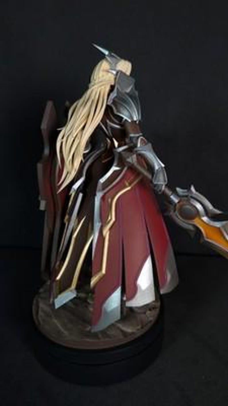 Leona League of Legends Resin Figure – 1/8 1/6 Scale Fan Art Statue | Collector Gift afbeelding 7