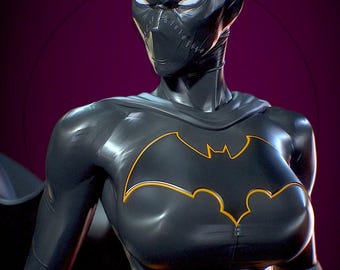 Batgirl — DC Comics | 1/8 1/6 Scale Resin Figure | Unpainted or Hand-Painted | 3D Printed Fan Art | Collector Gift