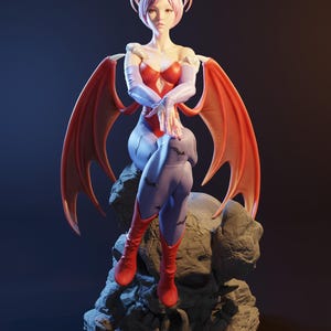 Lilith Borderlands Resin Figure – 1/8 1/6 Scale 3D Printed Fan Art Statue | Collector Gift image 4