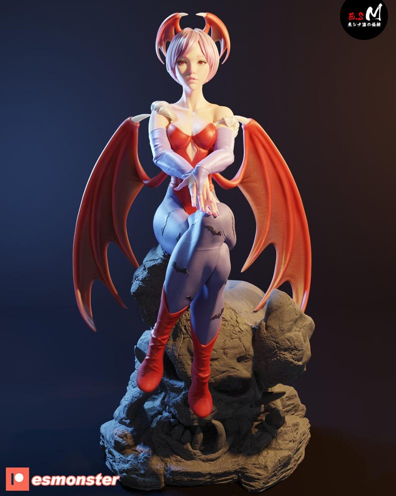 Lilith Borderlands Resin Figure – 1/8 1/6 Scale 3D Printed Fan Art Statue | Collector Gift image 4