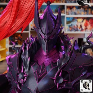 Igris Solo Leveling Resin Figure – Skala 1/8 1/6, drukowana w 3D figurka fanowska | Prezent dla kolekcjonera zdjęcie 3