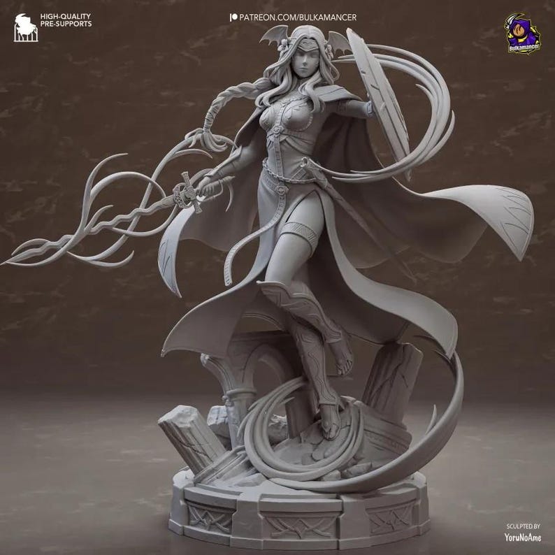 Saint Seiros Fire Emblem Resin Figure – 1/8 1/6 Scale 3D Printed Fan Art Statue | Collector Gift image 9
