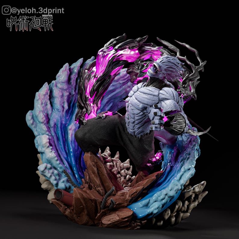 Mahito Jujutsu Kaisen Resin Figure – 1/8 1/6 Scale 3D Printed Fan Art Statue | Collector Gift 画像 3