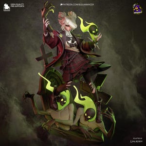 Graves Ver. B — League of Legends | 1/8 1/6 Scale Resin Figure | Unpainted or Hand-Painted | 3D Printed Fan Art | Collector Gift image 6