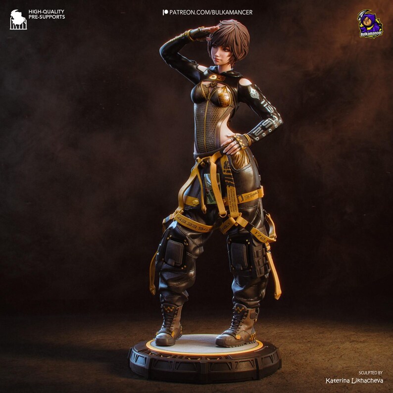 Lily Stellar Blade Resin Figure – 1/8 1/6 Scale 3D Printed Fan Art Statue | Collector Gift image 3