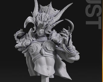 Ysera World Of Warcraft 3D Model Part2 | 1/8 1/6 Scale Resin Figure | Unpainted or Hand-Painted | 3D Printed Fan Art | Collector Gift