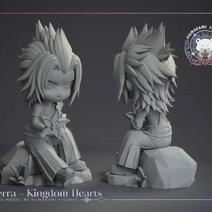 Kingdom Hearts Bundle — Kingdom Hearts | 1/8 1/6 Scale Resin Figure | Unpainted or Hand-Painted | 3D Printed Fan Art | Collector Gift image 5