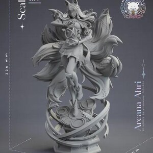 MysticRealms Bundle — Mixed (Kumakami) | 1/8 1/6 Scale Resin Figure | Unpainted or Hand-Painted | 3D Printed Fan Art | Collector Gift zdjęcie 4