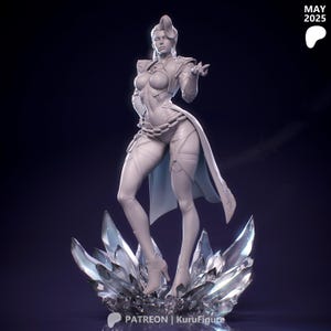 Emma Frost — Marvel | 1/8 1/6 Scale Resin Figure | Unpainted or Hand-Painted | 3D Printed Fan Art | Collector Gift image 6