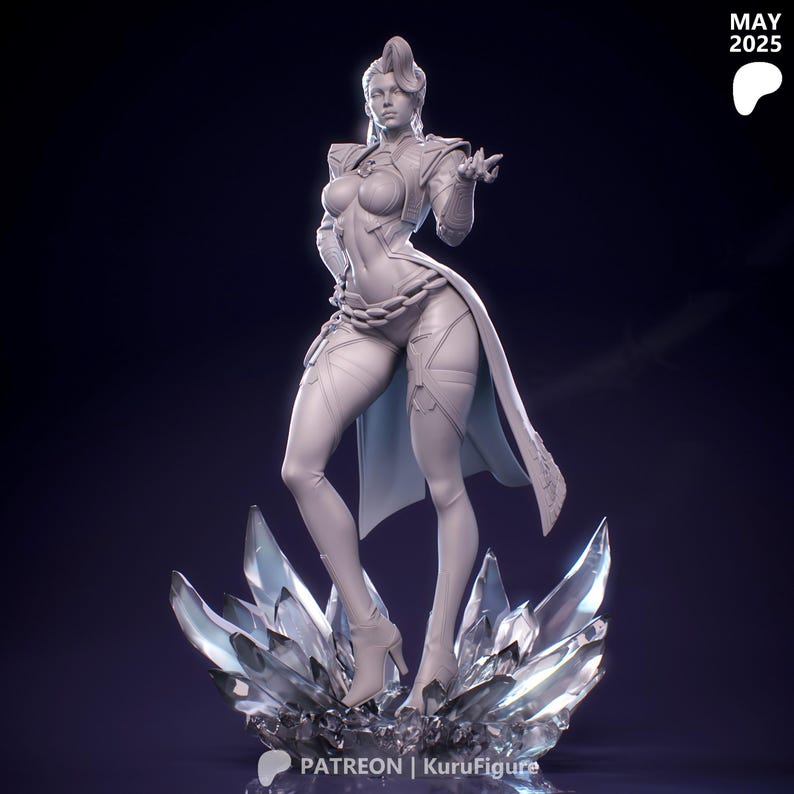 Emma Frost — Marvel | 1/8 1/6 Scale Resin Figure | Unpainted or Hand-Painted | 3D Printed Fan Art | Collector Gift image 6