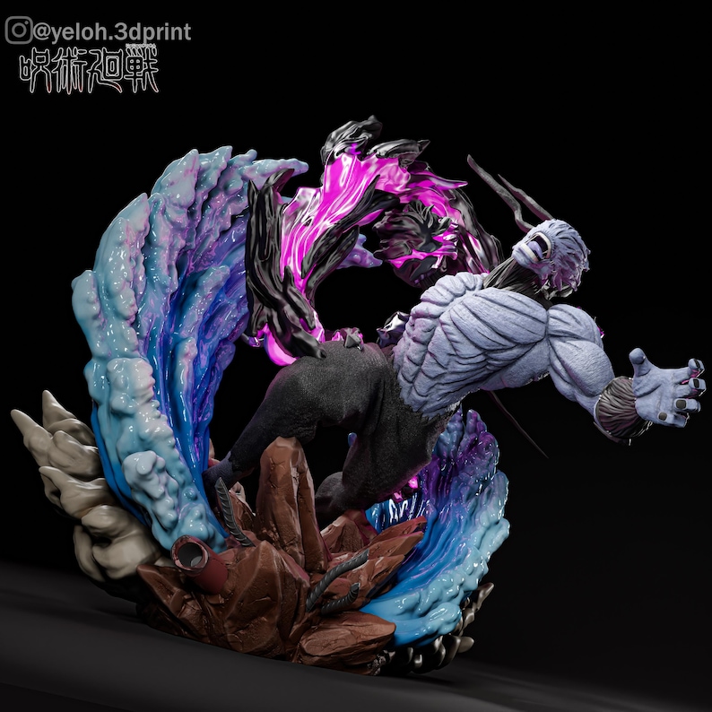 Mahito Jujutsu Kaisen Resin Figure – 1/8 1/6 Scale 3D Printed Fan Art Statue | Collector Gift 画像 4