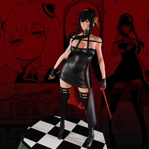 Anya Yor Forger Spy X Family Resin Figure – 1/8 1/6 Scale 3D Printed Statue | Collector Gift image 5