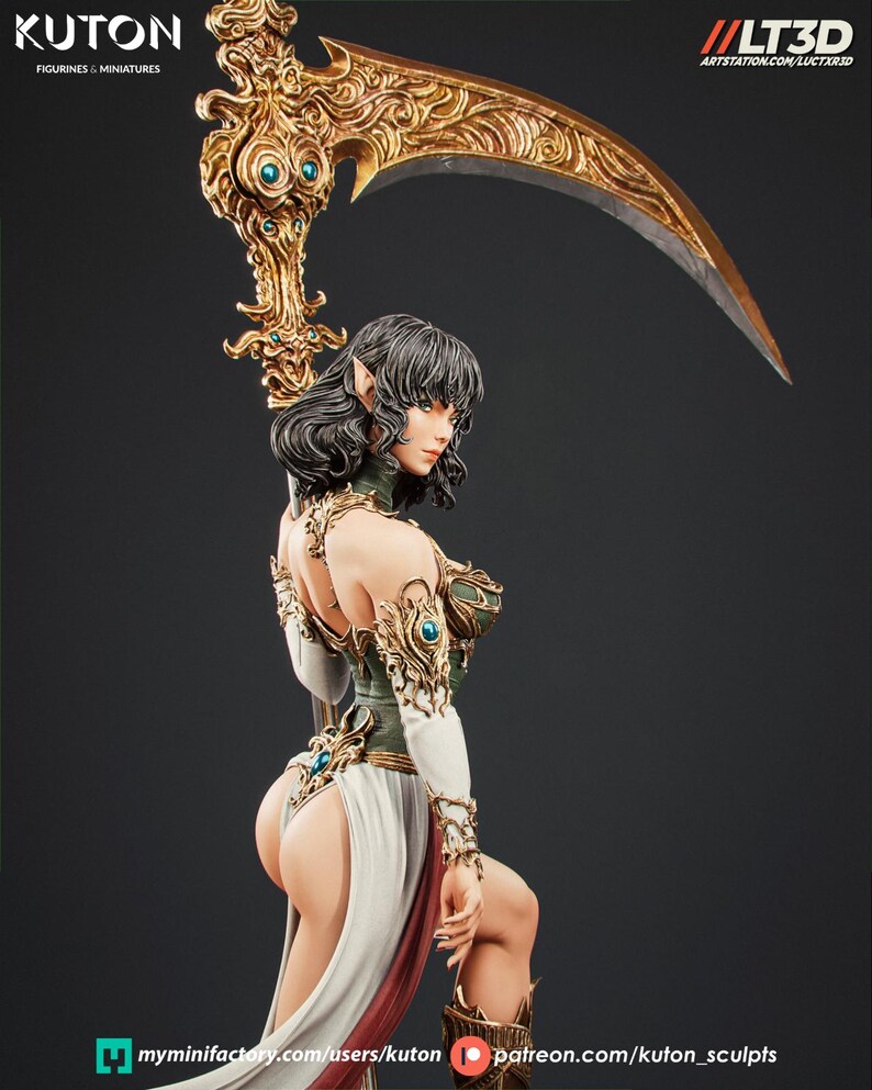 Luneth — FF III | 1/8 1/6 Scale Resin Figure | Unpainted or Hand-Painted | 3D Printed Fan Art | Collector Gift image 8