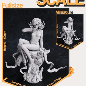 Atsu One-Punch Man Resin Figure – 1/8 1/6 Scale 3D Printed Fan Art Statue | Collector Gift image 9