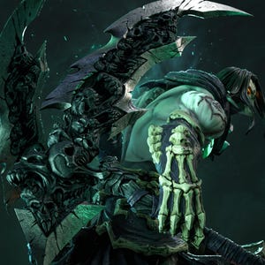 Death — Darksiders II | 1/8 1/6 Scale Resin Figure | 3D Printed Fan Art | Unpainted Garage Kit | Collector Statue | Collector Gift image 8